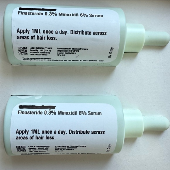 hers Minoxidil Postmeno Hair Serum Unopened, Finasteride 0.3%/Minoxidil 6% - Picture 6 of 7
